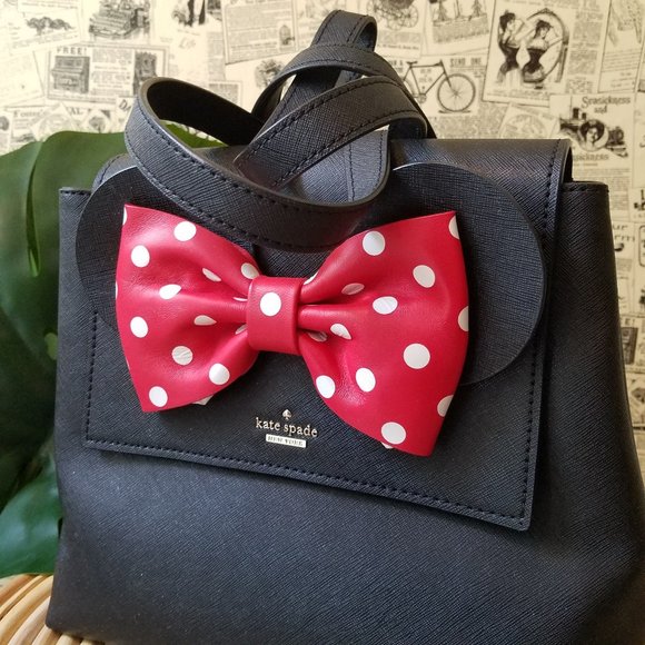 Neema Black Red Kate Spade Disney Minnie Mouse Bag - Picture 11 of 11